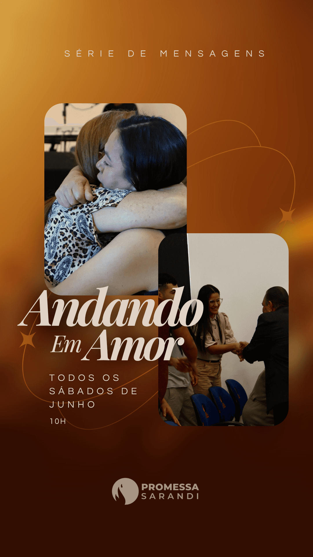 Andando em Amor — Todos os sábados de junho, às 10h